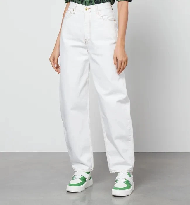 Ganni wide hotsell leg jeans