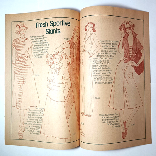 Folletos de catálogo de moda vintage años 70 Vogue Patterns $4 cada uno - Imagen 39 de 46