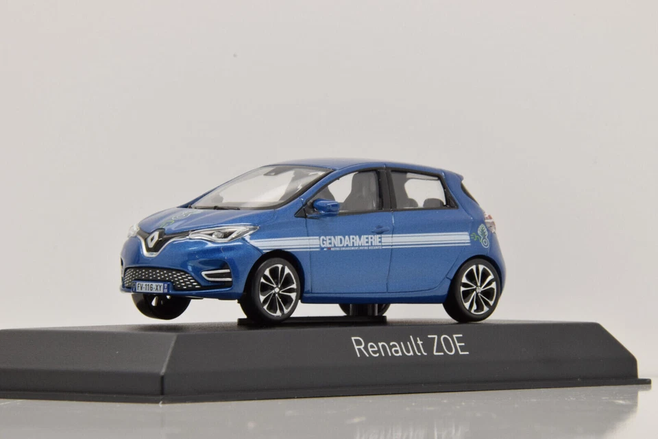 Renault Zoe Gendarmerie 2021 Norev 517565 1:43 No Police Metal Die Cast - Image 3 of 4
