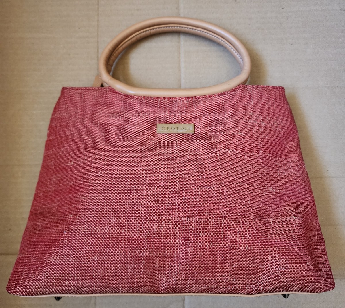 Leather Oroton Canvas Bag Oroton Liberty Black Saffiano Leather