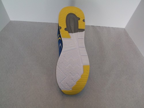 AVIA BLUE WITH YELLOW ACCENTS CUSHIONED INSOLE MEN'S WALKING SHOE NEW - Picture 7 of 7