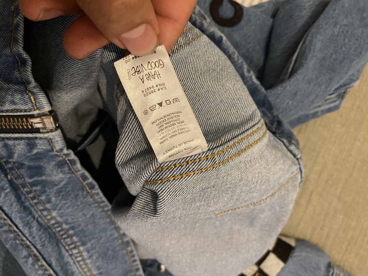 Stussy Noma Denim Zip Work Jacket. Size XL Lk | eBay