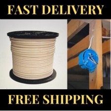 Southwire NM-B W/G Wire 1000 ft. 14/2 600V Solid CU Romex SIMpull Jacketed White