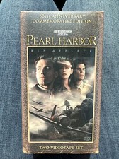 Pearl Harbor VHS, 2001, 2-Tape Set, 60th Anniversary Sealed