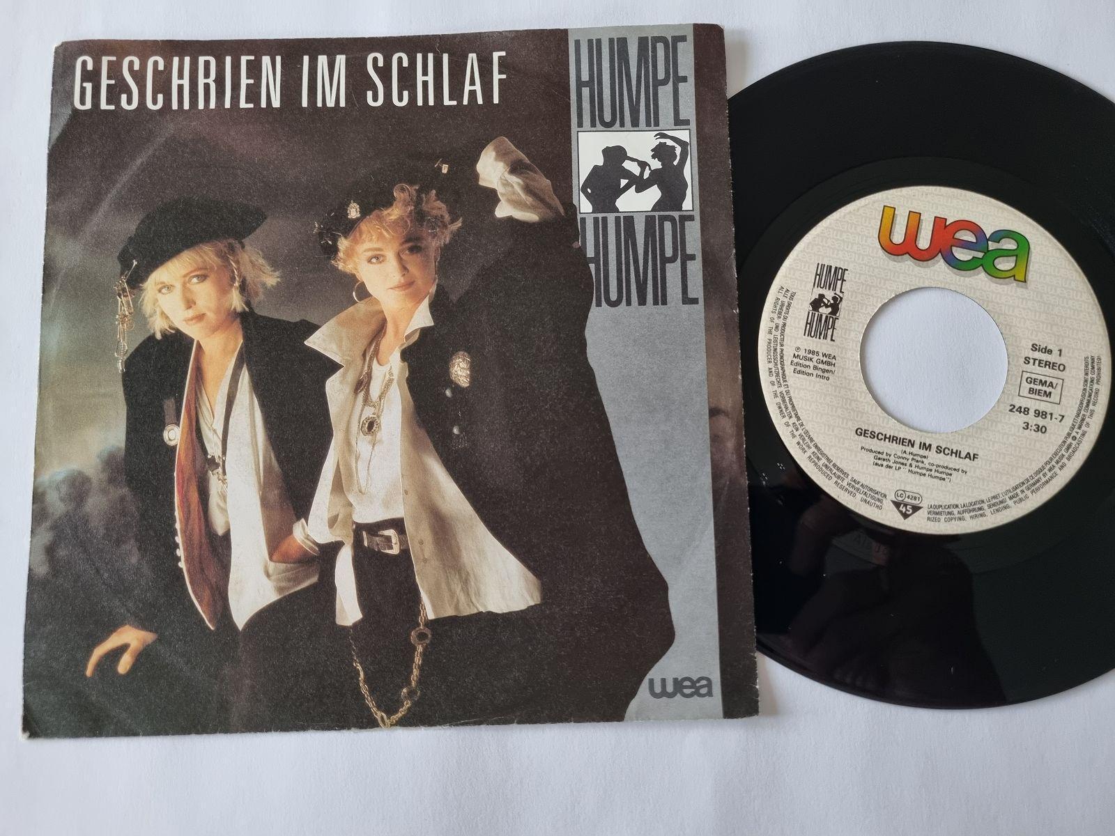 7"" Single Inga Humpe & Anete Humpe - Geschrien im Schlaf Vinyl Germany
