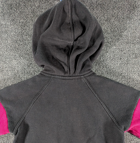 Jordan Girl's Black Pink Hoodie Jumpman Size 4T Toddler Full Zip Pockets - Picture 11 of 15