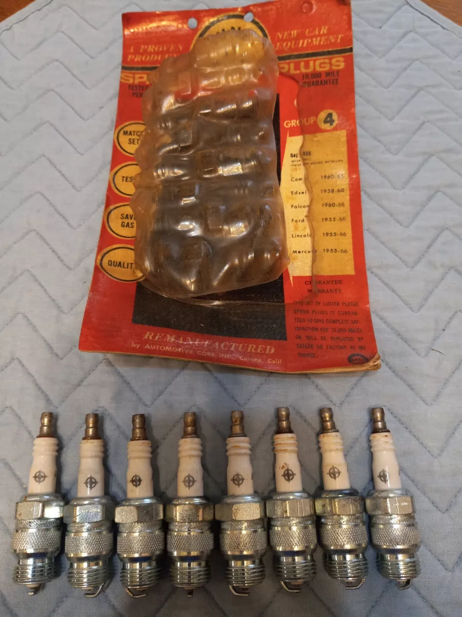 8 NOS Ford Motorcraft BF42 Spark Plugs for Street