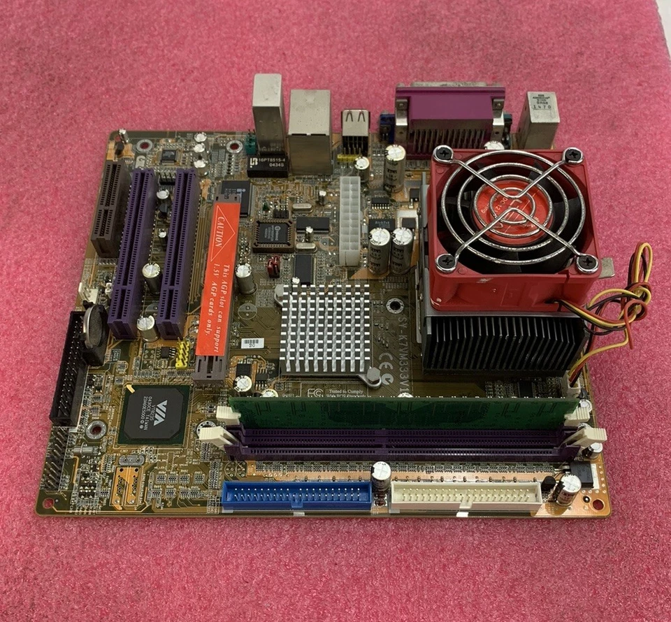 SOYO SY-K7VM333 Motherboard mATX AMD Sempron 2500T 1.75GHz 256MB RAM w/ Shield - Image 3 of 4