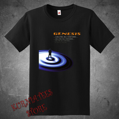 Genesis Calling All Stations Men's Black Size S to 5XL