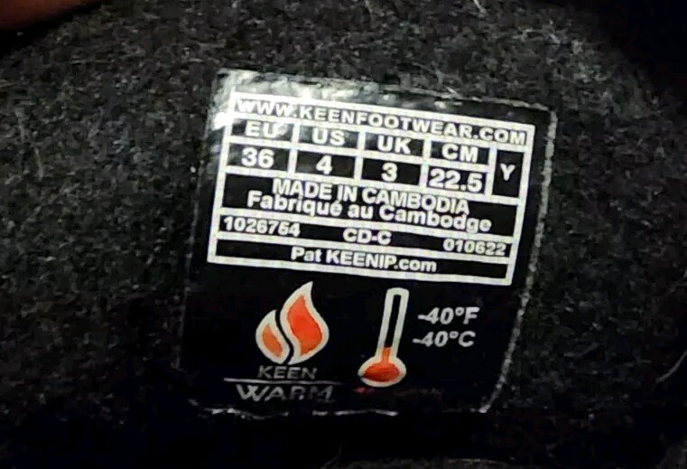 Stivali da neve KEEN bambini troll invernali isolati impermeabili rosa fucsia taglia 4