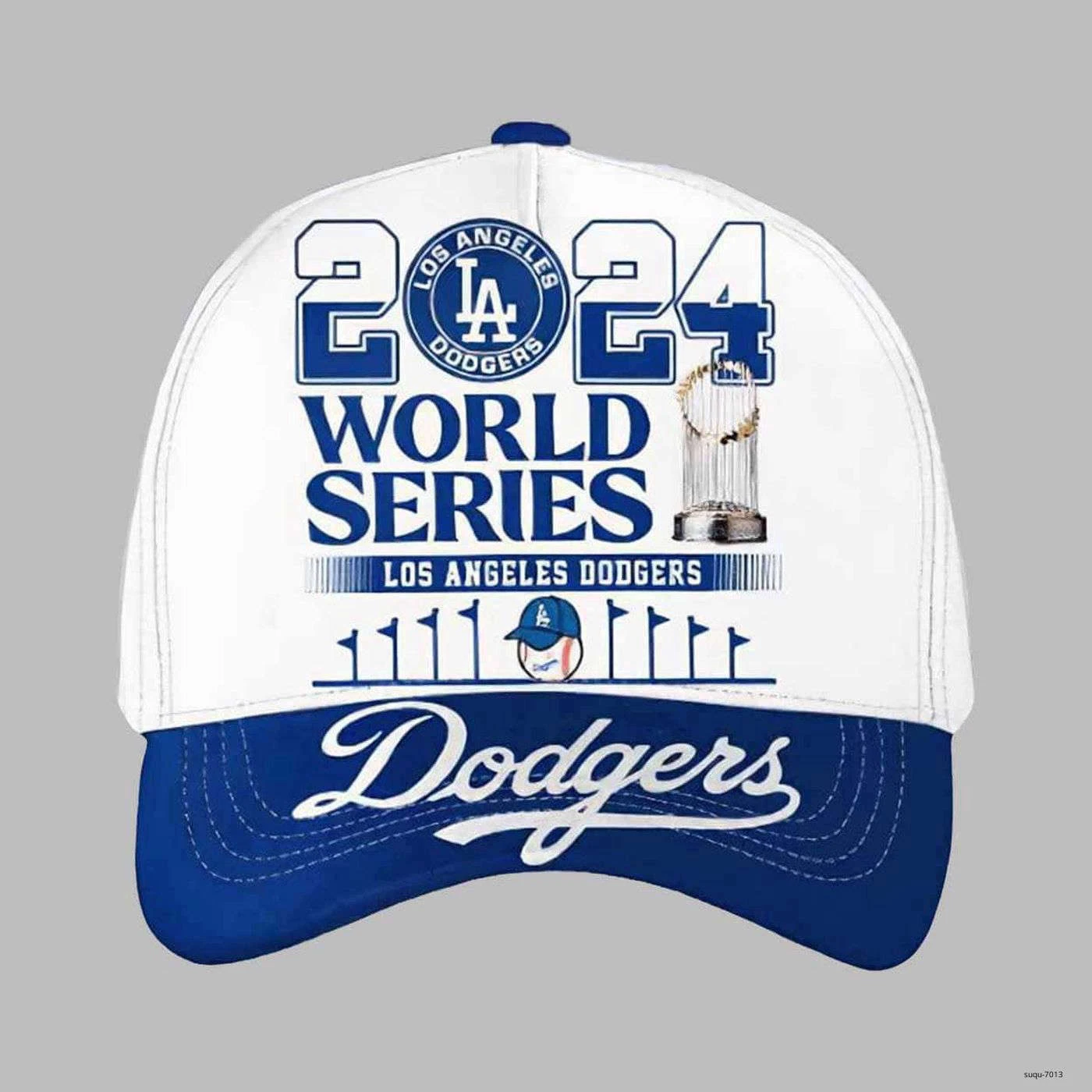 2024 World Series LA Dodgers Baseball Cap, Christmas Gift For Baseball Lover