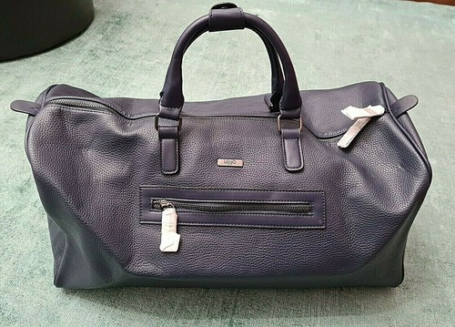 BORSONE DA VIAGGIO TRAIN PALESTRA LIU JO UOMO ECOPELLE BLU NAVY GRANDE  LUSSO | eBay
