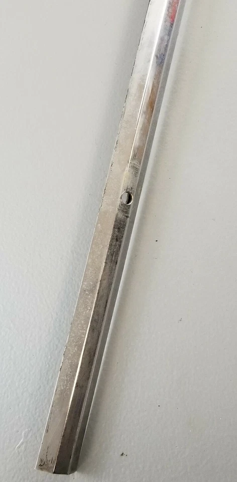 Cubierta de adorno de moldura lateral cromada 1954 JAGUAR Mark VII 31" X 1" de colección Foto 4 de 4