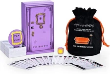 Friends TV Show Trivia Quiz Card Game with 600 Questions Portable Drawstring Bag