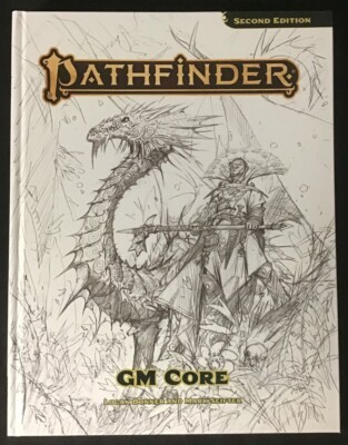 Pathfinder ~ GM Core 2nd Edition ~ Sketch cover ~ OEJ