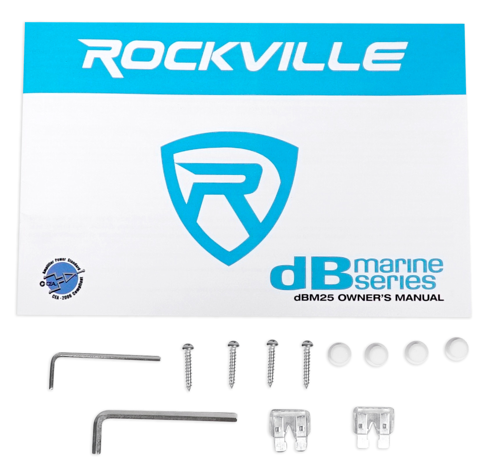 2 Колонки Rockville RWB70W 65 White мощностью 250 Вт для морского вейкборда усилитель
