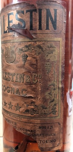 1 Bt. Cognac 3 Stelle Boulestin - 730ml 40%, rarità molto ricercata !!! - Imagen 3 de 5