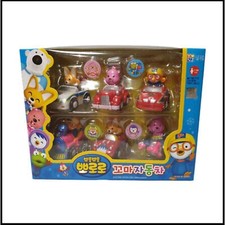 Pororo  Friends Kid Car Set 6 pcs by Pororo Korean Animation Character Toys