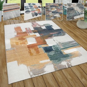 Teppich Fur Wohnzimmer 3 D Effekt Used Look In Versch Farben Und Grossen Ebay