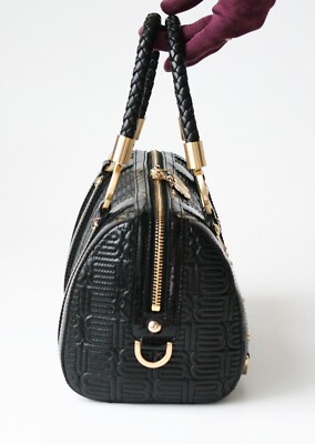 Balenciaga Black Leather Quilted Boston top handle Bag | eBay