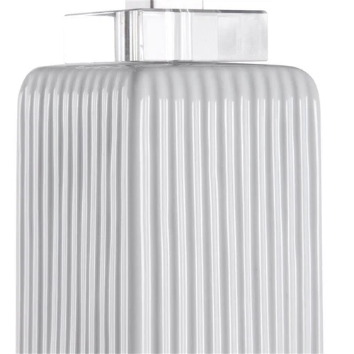 Uttermost Bennett Ceramic and Fabric Buffet Lamp in Off White - Picture 5 of 7