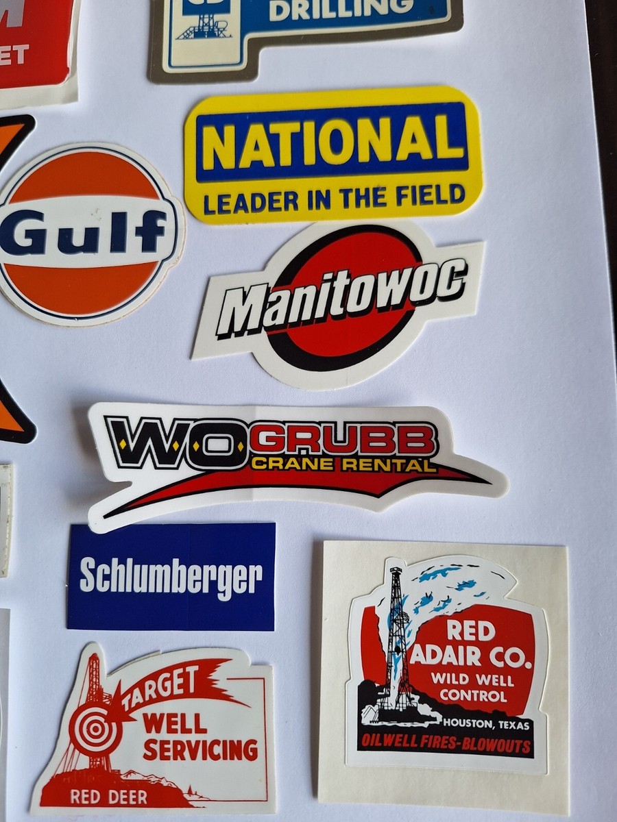 Red Adair Halliburton NOV sticker Iron Worker Oilfield Workers PMG