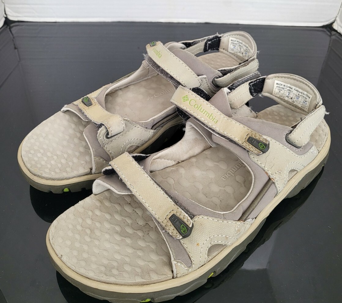 Columbia Womens Sz 8 Adjustable Double Strap Comfort Sports Hiking Sandals  | eBay