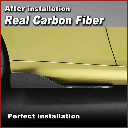Falda lateral de carbono extensión WingFlap Side para BMW F80 M3 F83 F82 M4 - Imagen 5 de 11