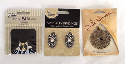 LOT OF New Jewelry Findings PERLE NOUVEAU, ELITE BEAD LANDING