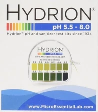 HYDRION 067 Body Acid pH TEST Tape Strip Paper Roll 4 URINE SALIVA 5.5-8.0 Range