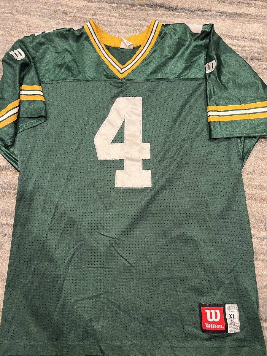90s レア グリーンベイパッカーズ ウェア #4 ウィルソン 1992-96 Green Bay Packers Favre #4 Wilson Home Jersey (Very