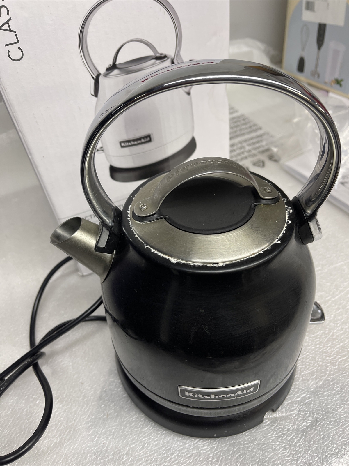 KitchenAid 5KEK1222BOB Traditional Kettle Onyx Black 5413184151607 eBay