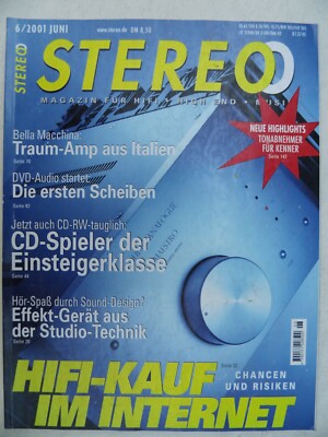 STEREO 6/01, MARANTZ SR 14 MK 2,AUDIO PHYSICS AVANTI 3,ANALOGUE MAESTRO,PDS 4000