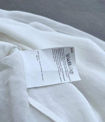 Stunning Women's ANNETTE GORTZ Layered Lagenlook Avant Garde Jacket Coat White M image 8