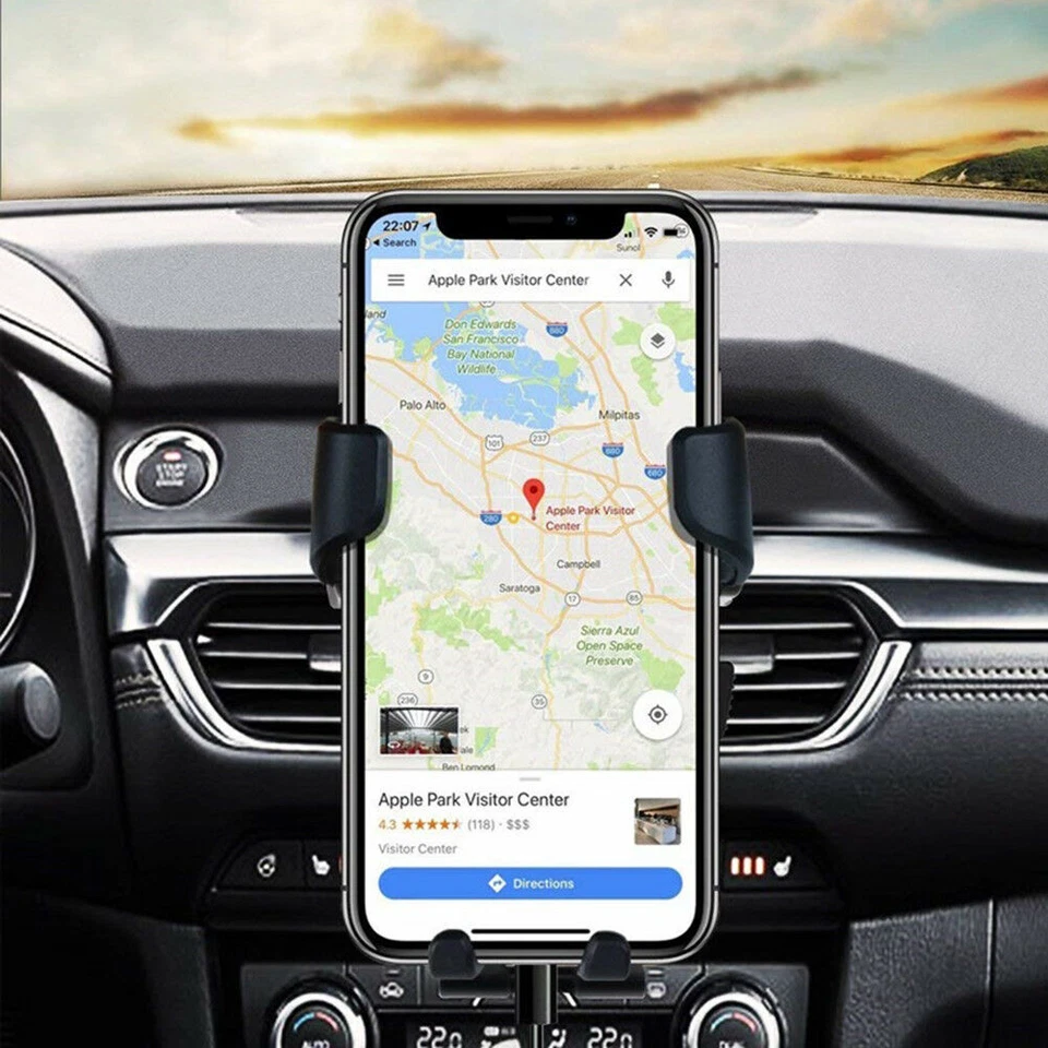 Universal Gravity Car Holder Mount Air Vent Stand Cradle For Mobile Cell Phone - Image 2 of 4