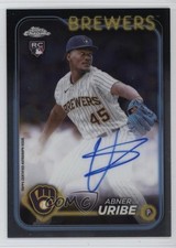 2024 Topps Chrome Update Auto Abner Uribe #RA-AU Auto 05ja