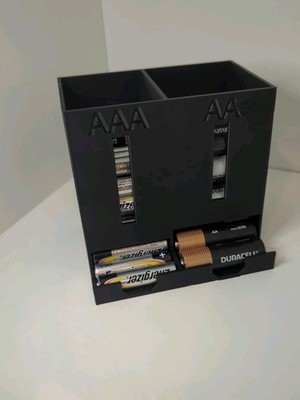 Battery Storage Dispenser  Case  Holder  Box  Organizer AA - AAA