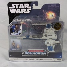 Star Wars Micro Galaxy Squadron Poe Dameron's T-70 X-Wing  0065 Chase Series 3