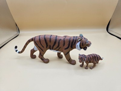 Wild Republic Polybag Asian Mountain Bengal Tiger and Cub Animal Toy Figures