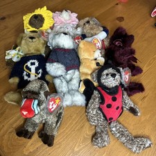 TY Attic Treasures More Lot - Total of 9- All NWT 1 Leg Off