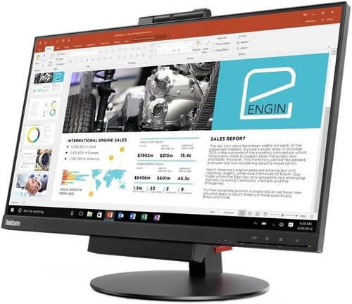 Lenovo ThinkCentre TIO24Gen3 TOUCH 24" IPS LED Monitor A17TIO24T Webcam GRADE A