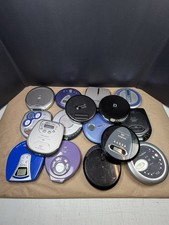 Lot 16 Portable CD Players Mixed Brands Parts Only Ships Fast
