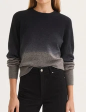C By Bloomingdale’s Ombre Cashmere Sweater 