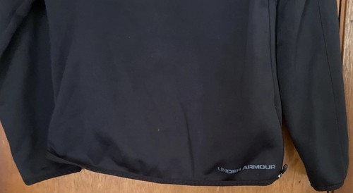 Under Armour Black Cold Gear Pullover Hoodie Youth (YLG/JG/G) - Picture 13 of 24