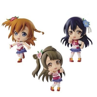 Chibi kyun characters Love Live Happy maker! Vol.1 Prize figures all 3