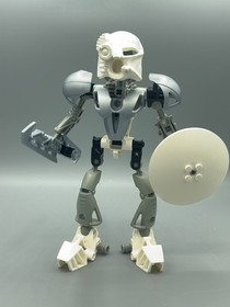 LEGO Bionicle Kopaka Nuva 8571 &ndash; Toa Nuva &ndash; Built w/ Canister & Manual &ndash; Good