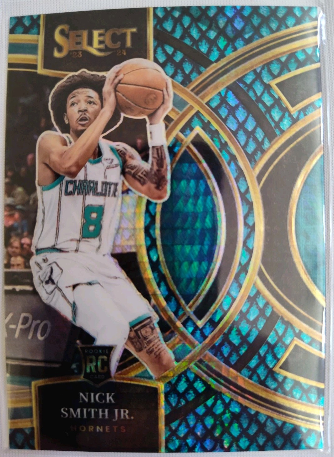 2023-24 Select Nick Smith Jr Rookie Premier Rare DRAGON SCALE Prizm RC #'d /8