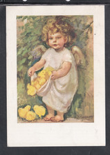 Cartolina Bambino Angelo con Pulcini ill. Zandrino YAD1428 #