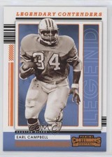 2021 Panini Contenders Legendary Orange Earl Campbell #LGD-ECA HOF d0b