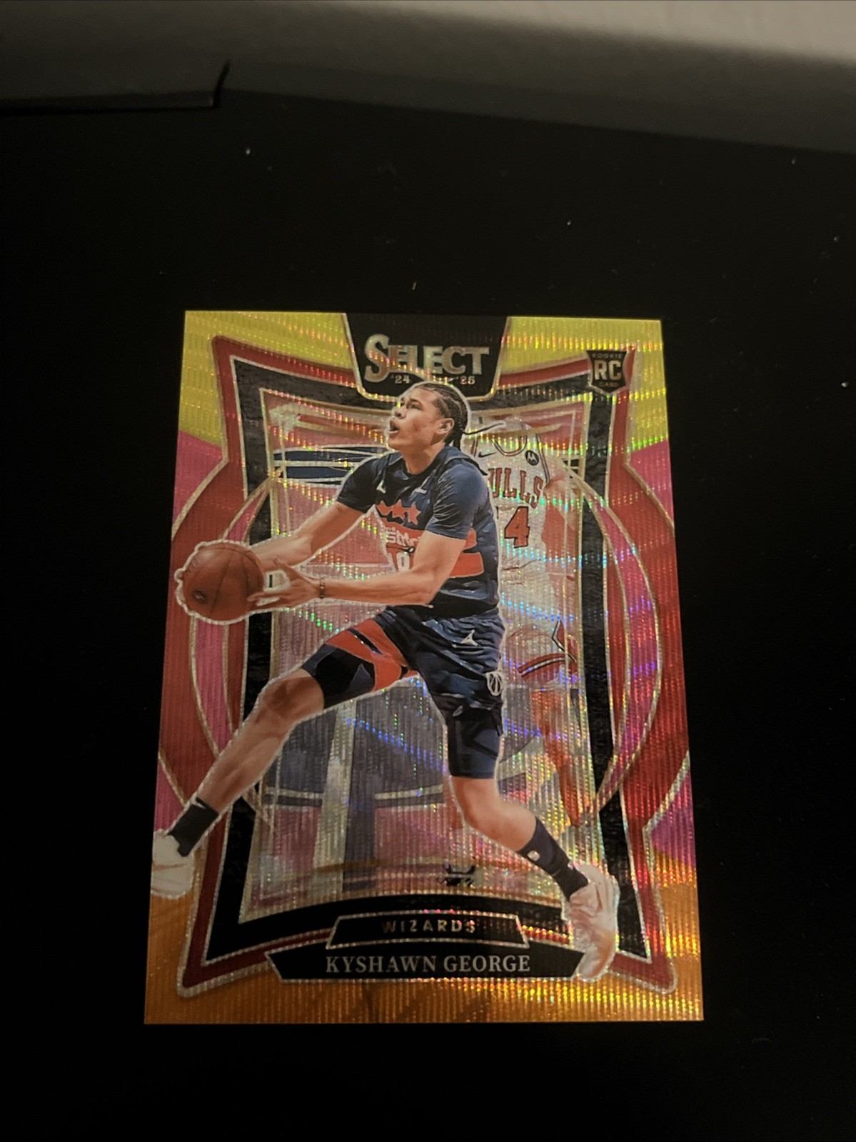 Kyshawn George Rookie Multi-Wave Prizm /20 - 2024-25 Select Basketball #85